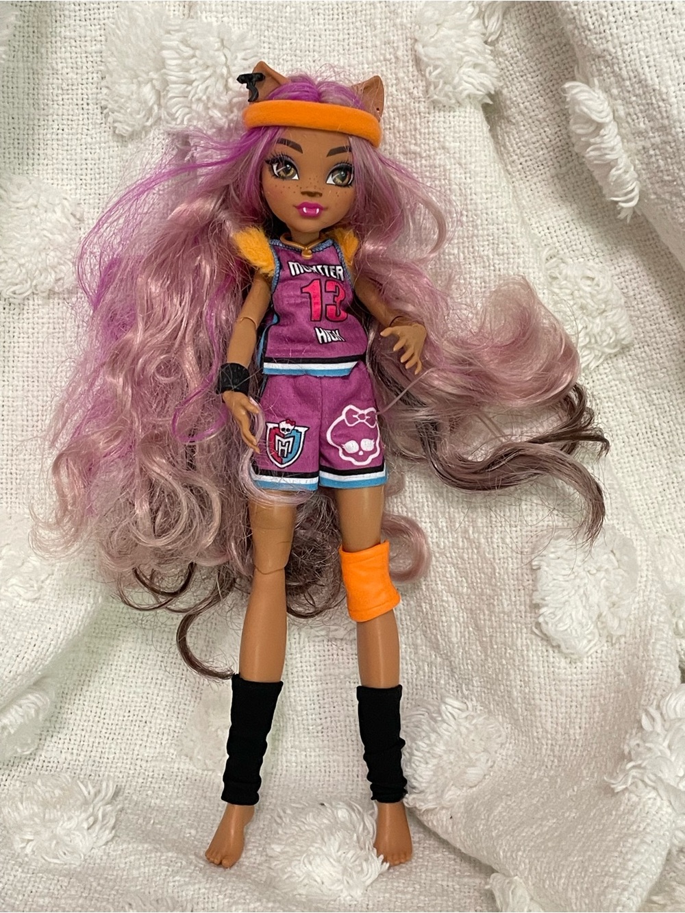 Monster High Generation 3 Ghoul Spirit Sports Theme 2021-22 Clawdeen Wolf‎ Doll